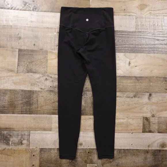 Athleta Ultra High Rise Elation Tight Women’s Small Black Yoga Leggings - Picture 10 of 13